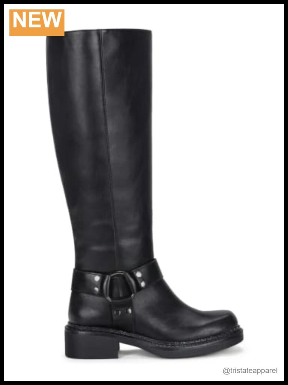 Vepose Women's Square Toe Knee High Riding Boots with Chunky Heel 9523